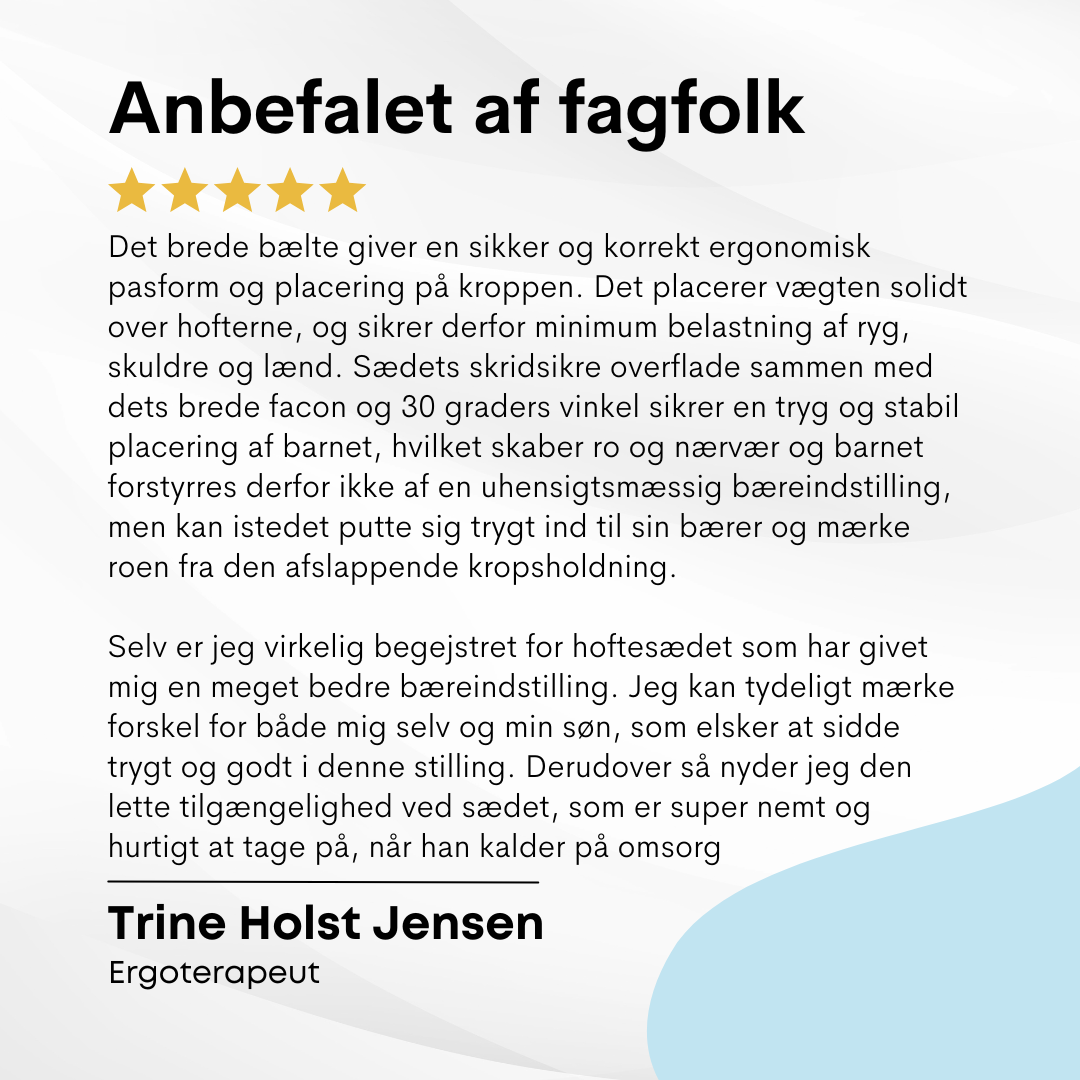 Babypops Ergonomiske Hoftesæde